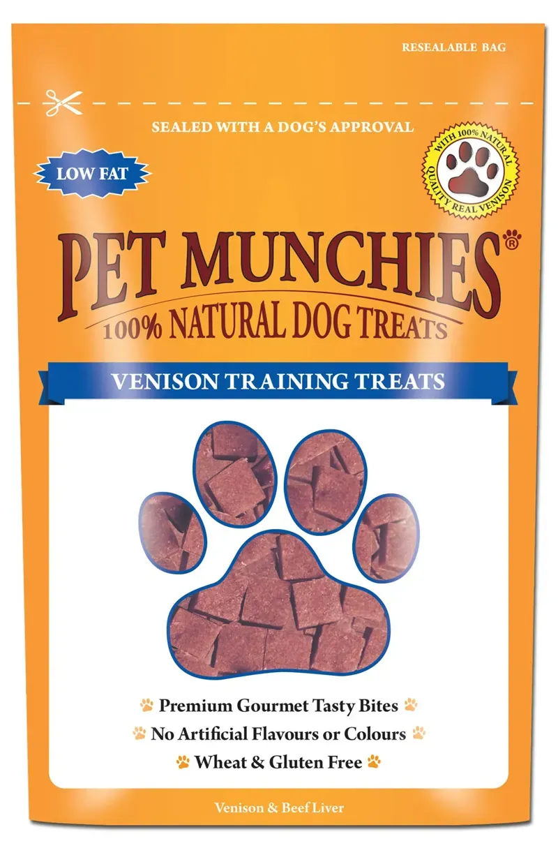 Pet Munchies Training Treats Venison - 50 gm x 8 pack