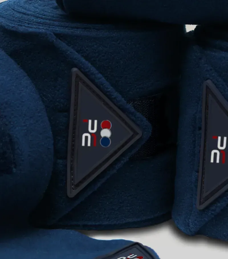 Premier Equine One Size Horse Polo Fleece Bandages in Navy-2