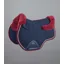 Premier Equine Pony Close Contact Merino Wool Half Lined European GP/Jump Square in Navy/Burgundy