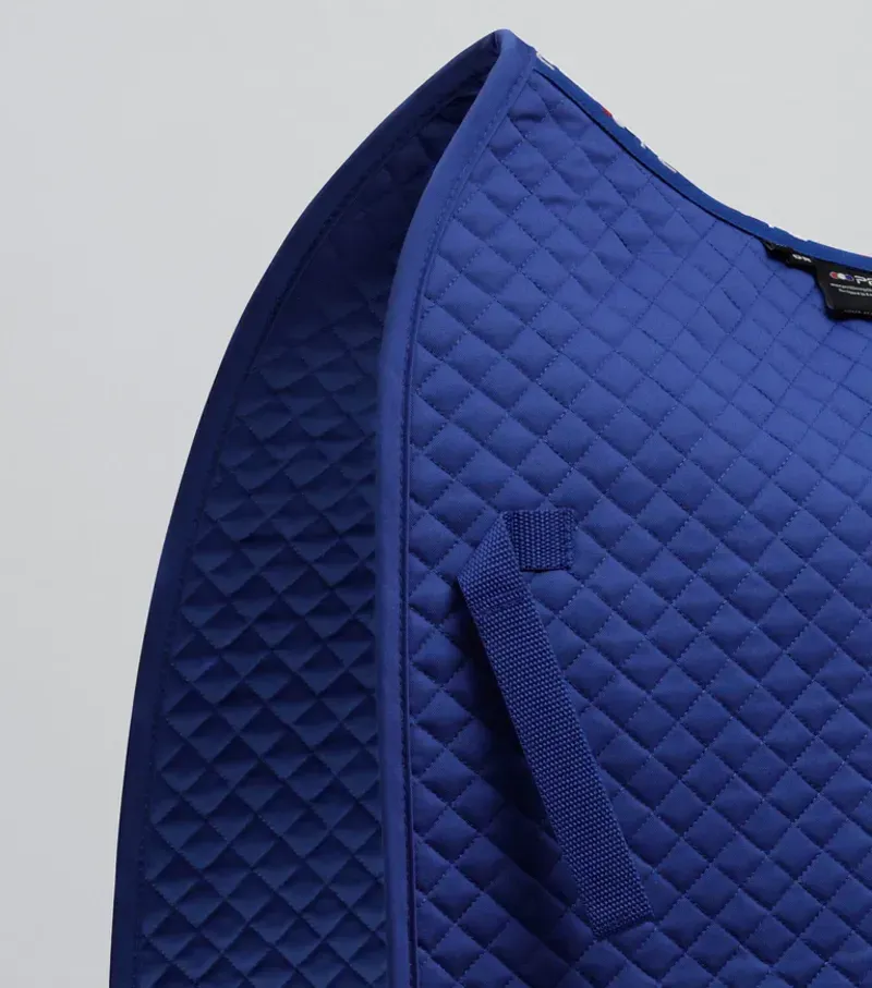 Premier Equine Pony Plain Cotton Dressage Square in Royal Blue-2