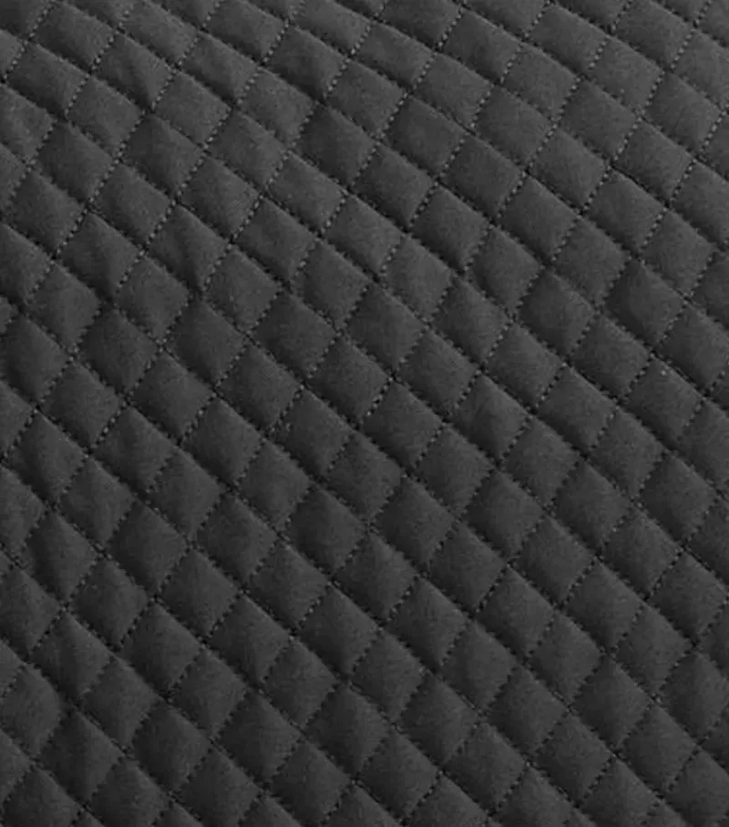 Premier Equine Pony Plain Cotton GP/Jump Square in Black-3