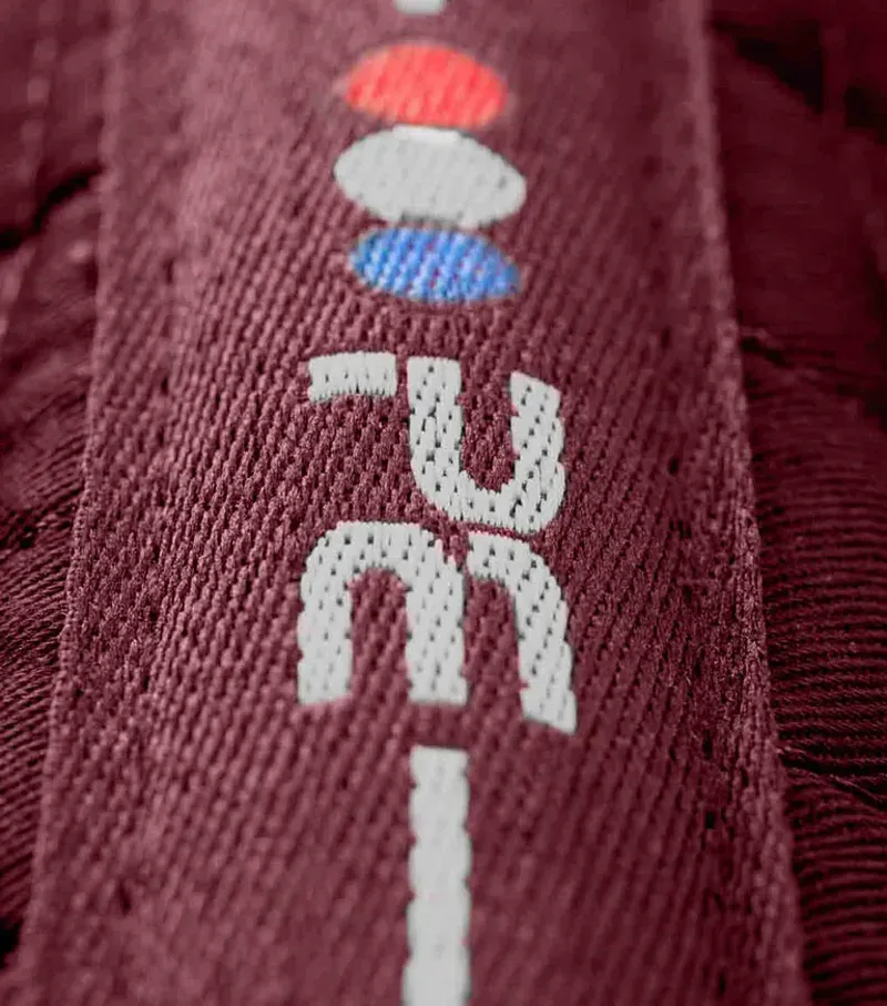 Premier Equine Pony Plain Cotton GP/Jump Square in Burgundy-1