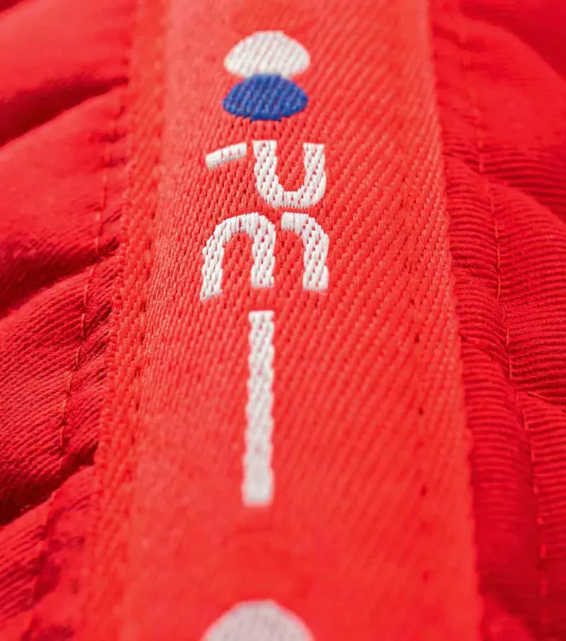 Premier Equine Pony Plain Cotton GP/Jump Square in Red-1