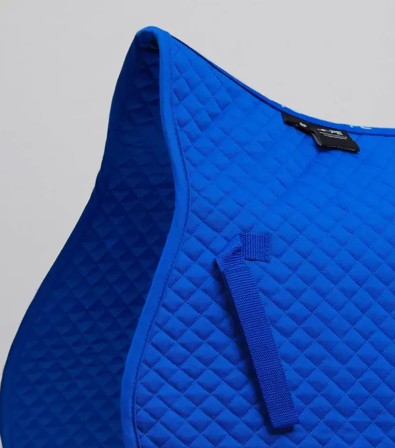 Premier Equine Pony Plain Cotton GP/Jump Square in Royal Blue-2