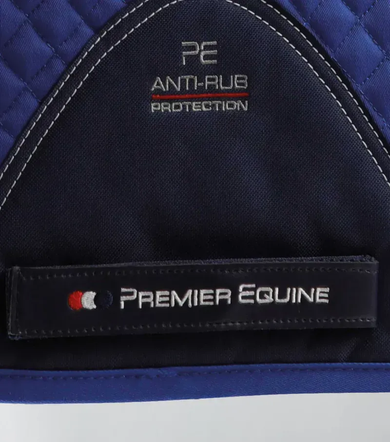 Premier Equine Pony Plain Cotton GP/Jump Square in Royal Blue-4