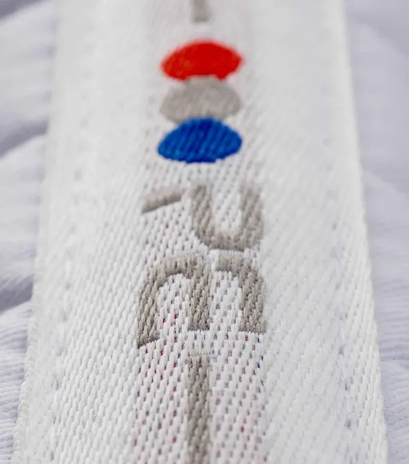 Premier Equine Pony Plain Cotton GP/Jump Square in White-1