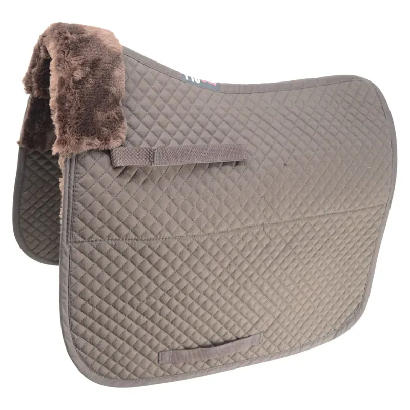 Hy Equestrian Fab Fleece Lined Saddle Cloth in Brown