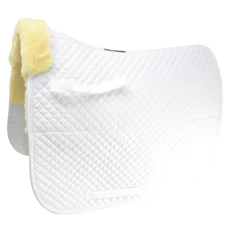 Hy Equestrian Fab Fleece Lined Saddle Cloth in White
