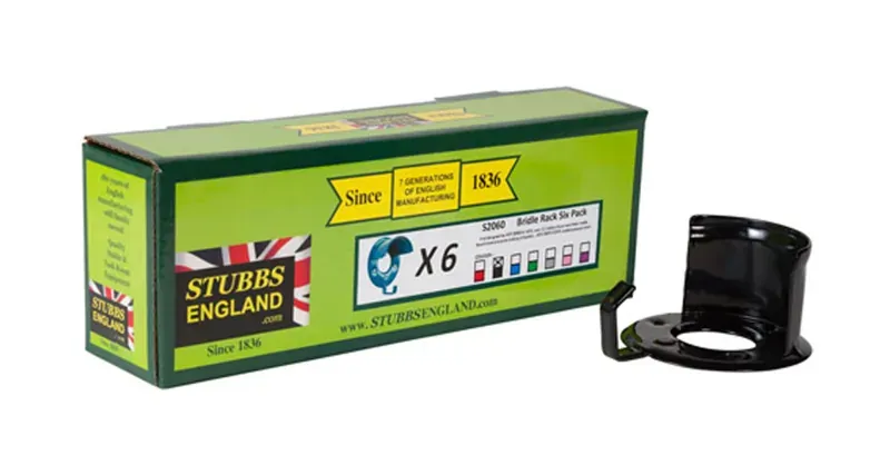 Stubbs Bridle Rack Six Pack in Purple