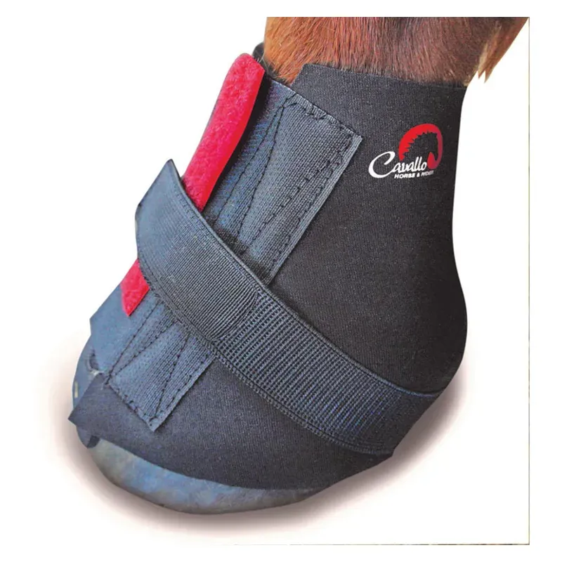 Cavallo Big Foot Boot Pastern Wrap in Black
