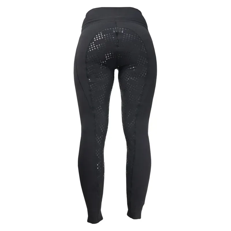 Hy Performance Power Ladies Riding Skins in Black-1