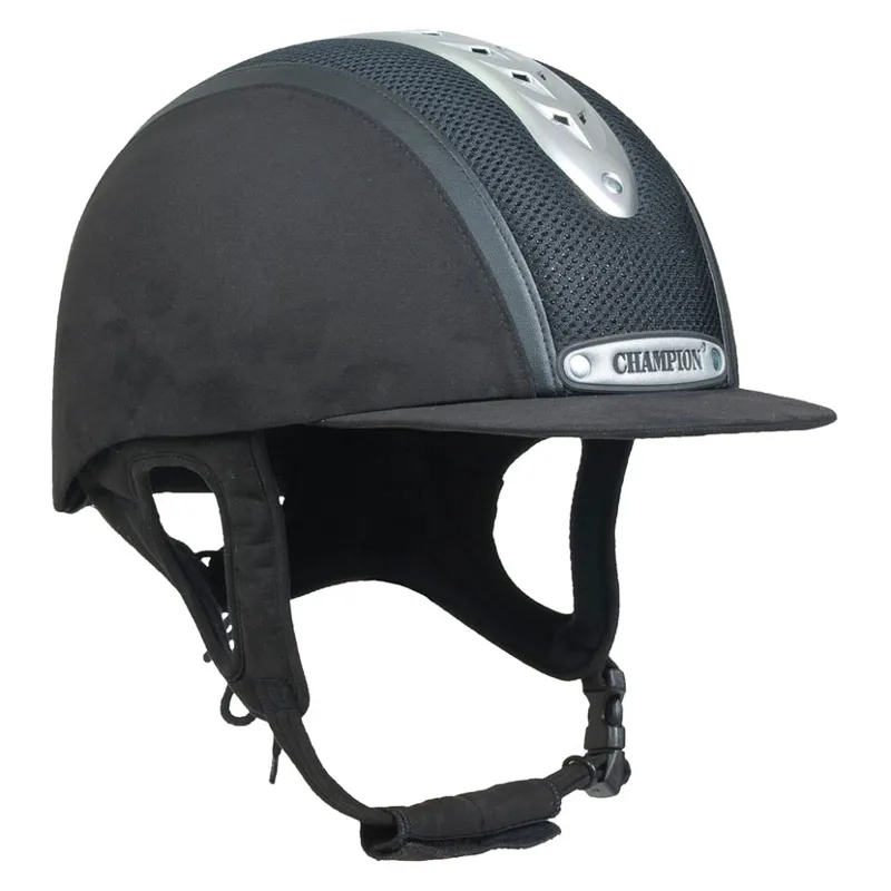 Champion Evolution Puissance Riding Hat in Black