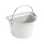 Stubbs Flat Sided Bucket in White