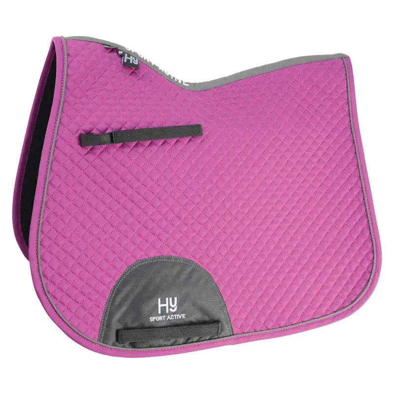 Hy Sport Active GP Saddle Pad in Coral Rose
