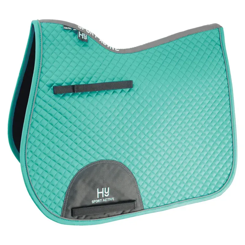 Hy Sport Active GP Saddle Pad in Emerald Green