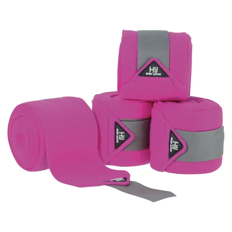 Hy Sport Active Luxury Bandages in Coral Rose