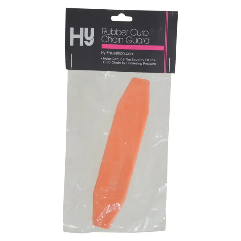 Hy Rubber Curb Chain Guard in Orange