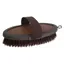 Coldstream Faux Leather Body Brush in Brown/Black 