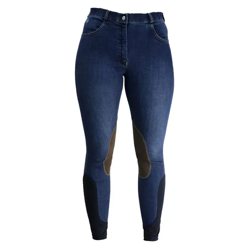 Hy Performance Lucinda Denim Breeches in Navy Denim