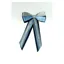 ShowQuest Hairbow and Tails in Navy/Pale Blue/Silver