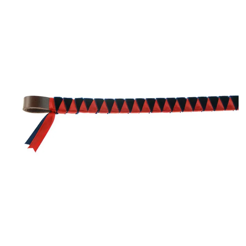 ShowQuest Hexham Brow Band in Navy/Red