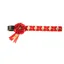 ShowQuest Skipton Brow Band in Red/Gold