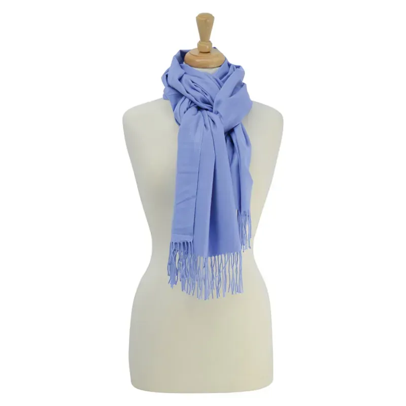 Green House Hundleby Luxurious Scarf in Blue
