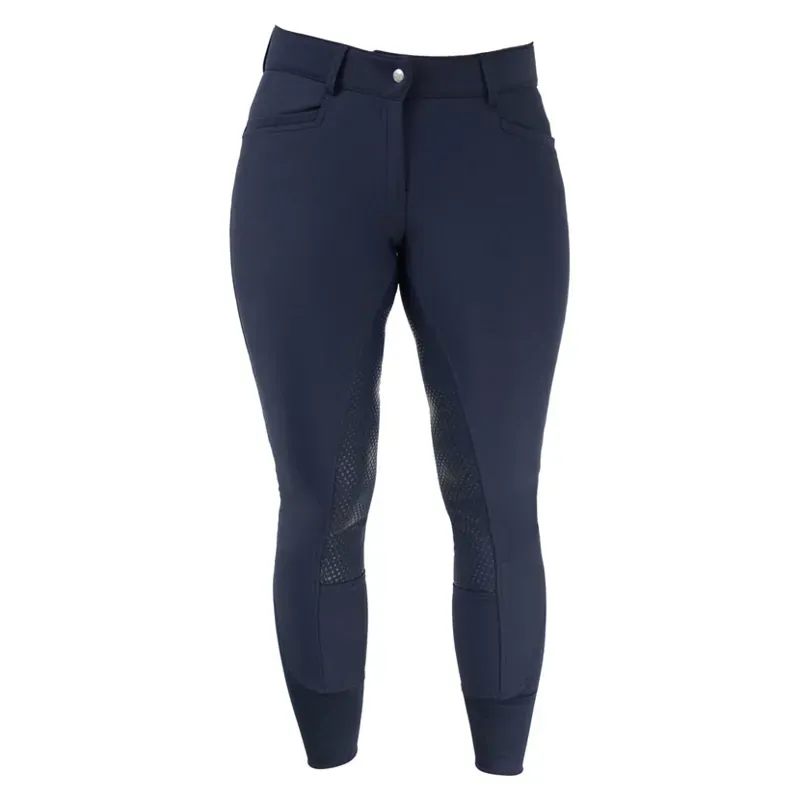 Hy Equestrian Arctic Softshell Ladies Breeches in Navy
