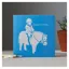 Deckled Edge Colour Block Pony Card - Happy Birthday - Shetland Pony