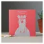 Deckled Edge Colour Block Pony Card - Happy Birthday - Princess