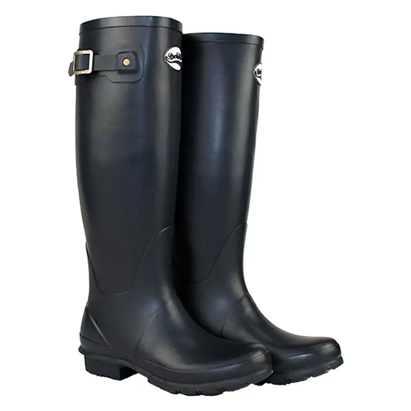 Rockfish Women's Tall Standard Matt Wellington Boots in Black-1