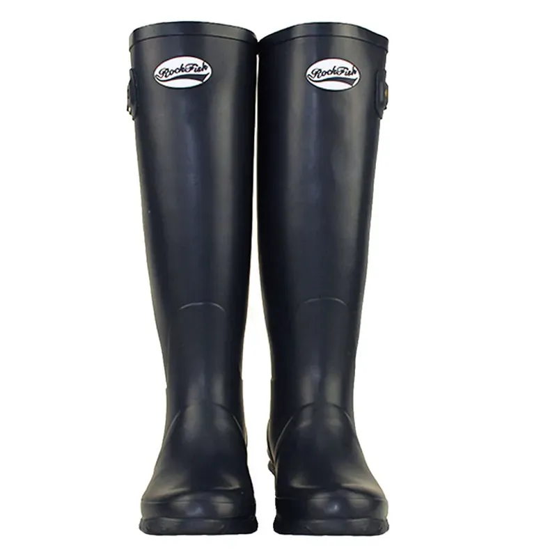 Rockfish Women's Tall Standard Matt Wellington Boots in Black-2