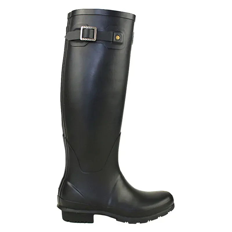 Rockfish Women's Tall Standard Matt Wellington Boots in Black-3
