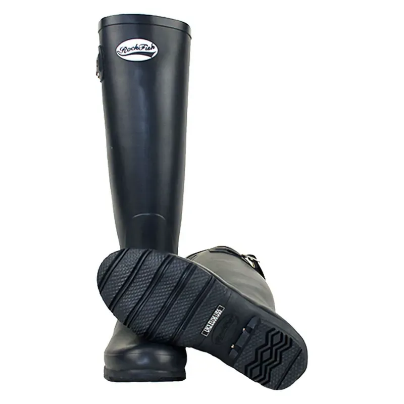 Rockfish Women's Tall Standard Matt Wellington Boots in Black-4
