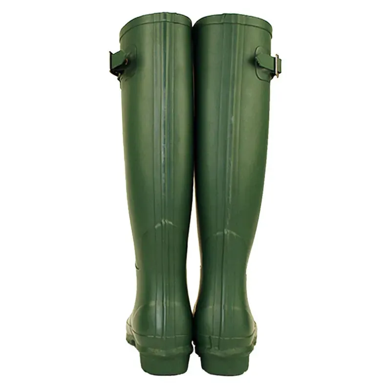 Rockfish Women's Tall Standard Matt Wellington Boots in Racing Green-3