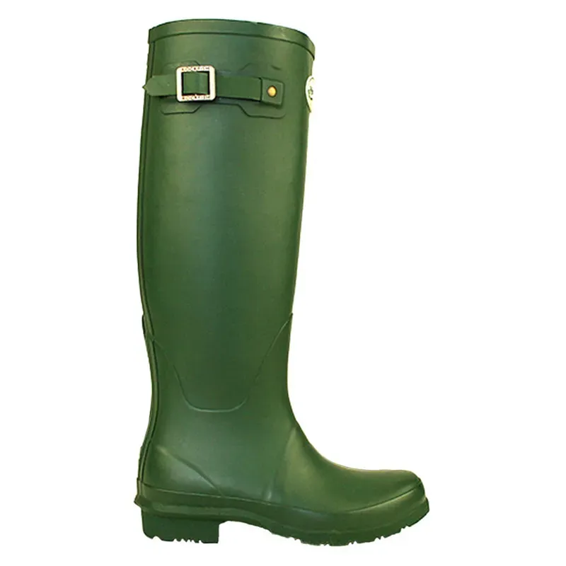 Rockfish Women's Tall Standard Matt Wellington Boots in Racing Green-4