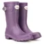 Rockfish Women's Short Matt Wellington Boots in Purple Grape
