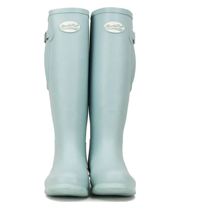Rockfish Women's Tall Adjustable Matt Wellington Boots in Willow-1