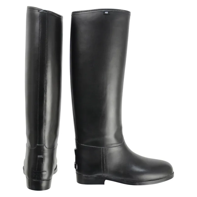 Hy Land Children's Long Greenland Waterproof Riding Boots in Black
