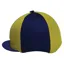 Hy Equestrian Two Tone Hat Cover in Navy/Yellow
