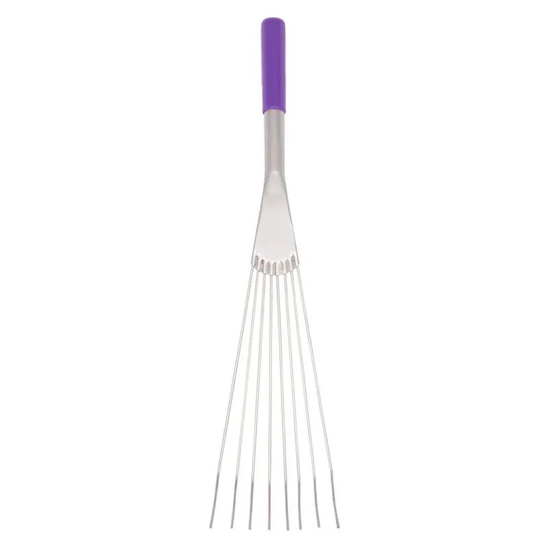 Faulks and Company Big Tidee Metal Rake in Purple