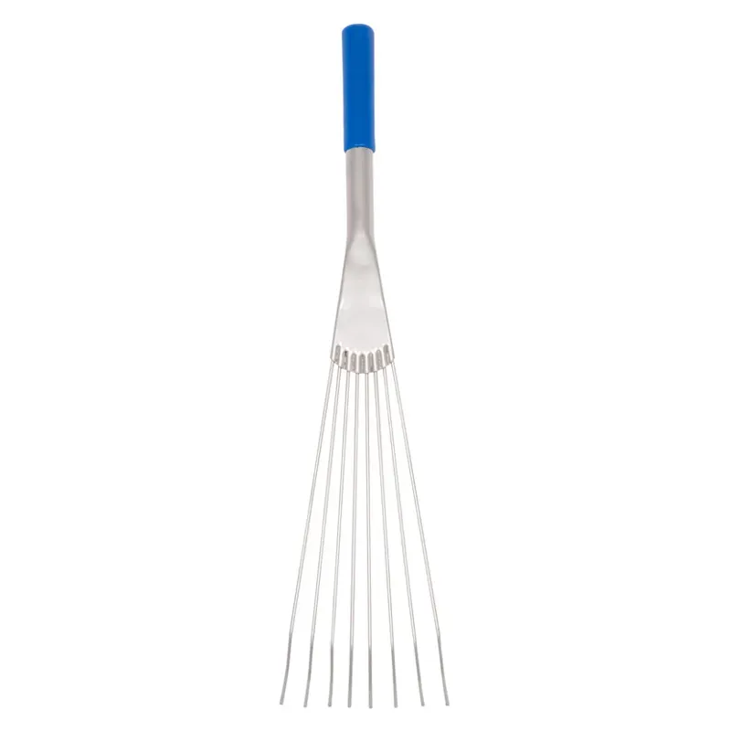Faulks and Company Big Tidee Metal Rake in Blue