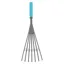 Faulks and Company Big Tidee Plastic Rake in Sky Blue