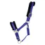 Hy Two Tone Faux Fur Head Collar in Royal Blue/Navy