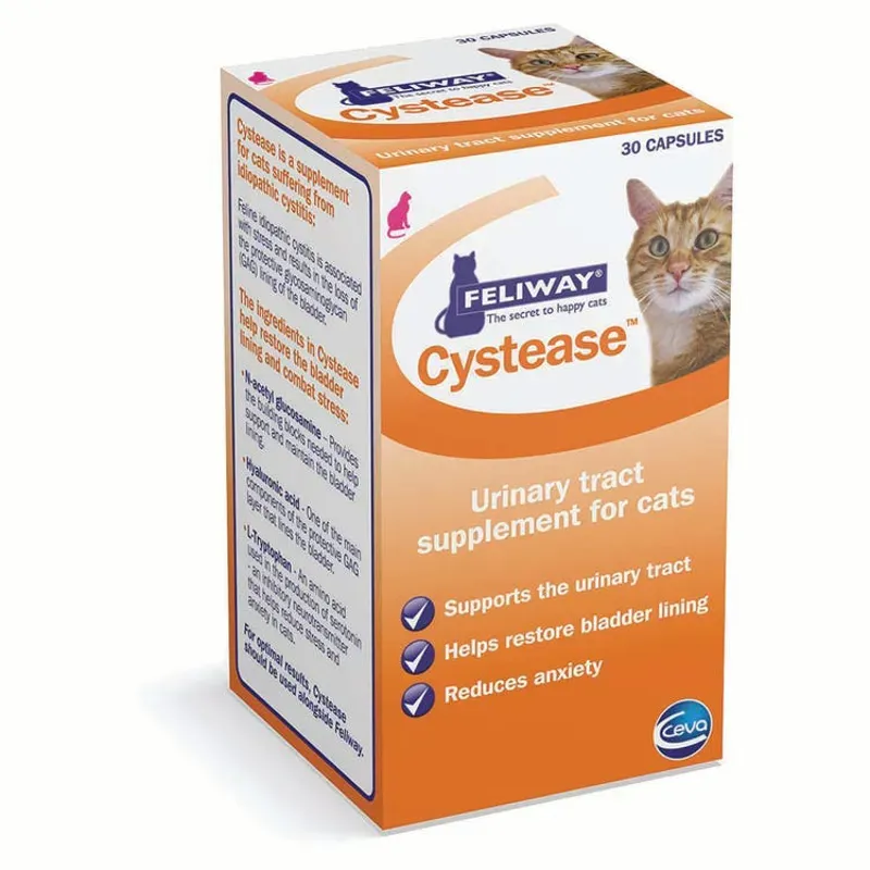 Ceva 30 caps Feliway Cystease in Orange