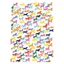 Deckled Edge Gift Wrap - Rainbow Ponies