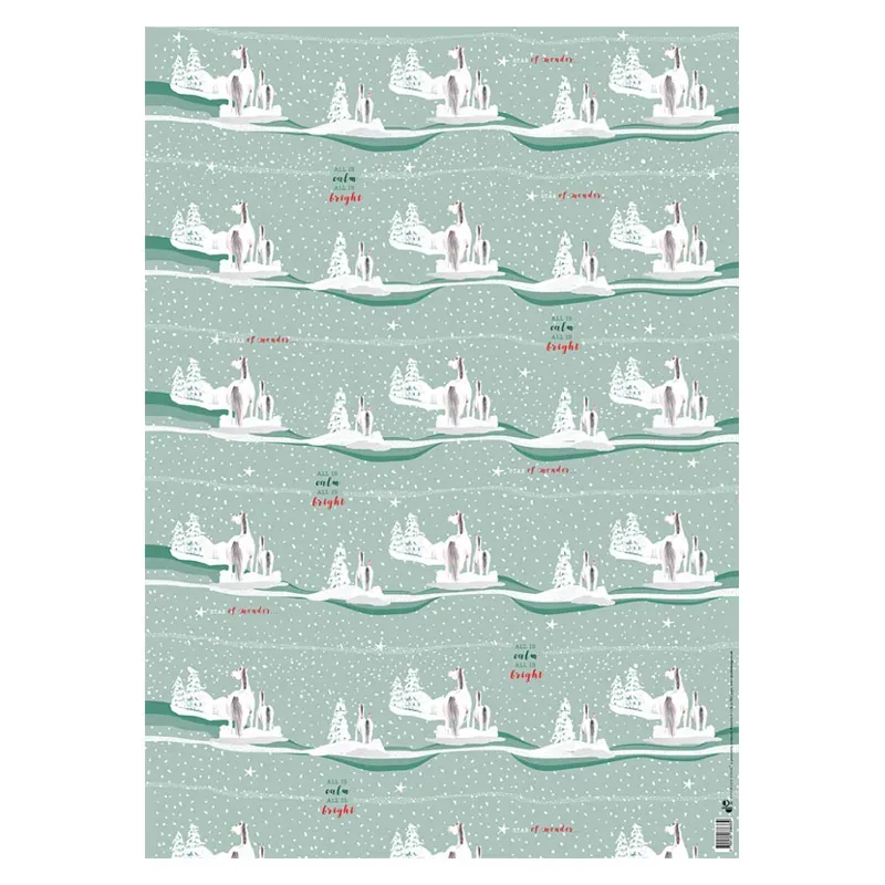 Deckled Edge Gift Wrap - For Horse Lovers