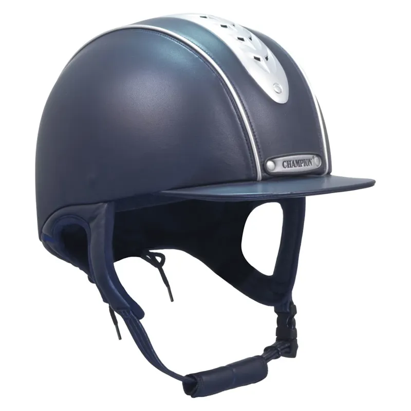 Champion Evolution Pearl Riding Hat in Navy