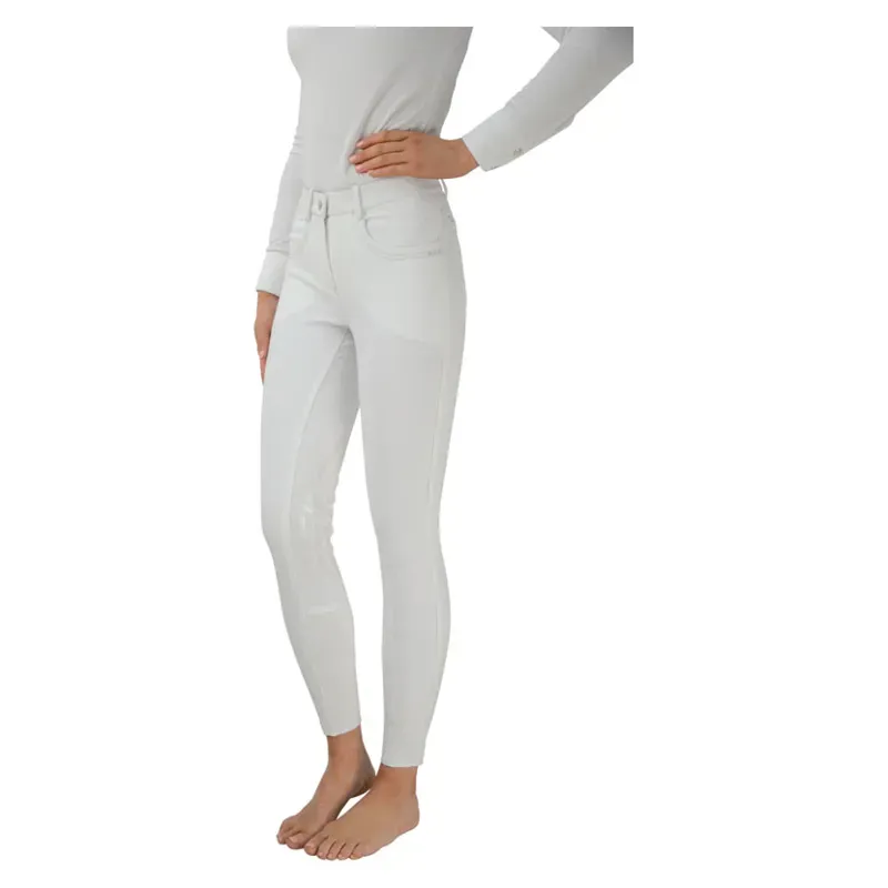 Hy Performance Corby Cool Ladies Breeches in White