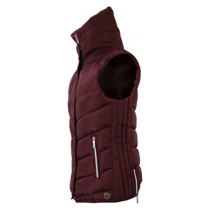 Coldstream Kimmerston Quilted Gilet in Windsor Wine-1